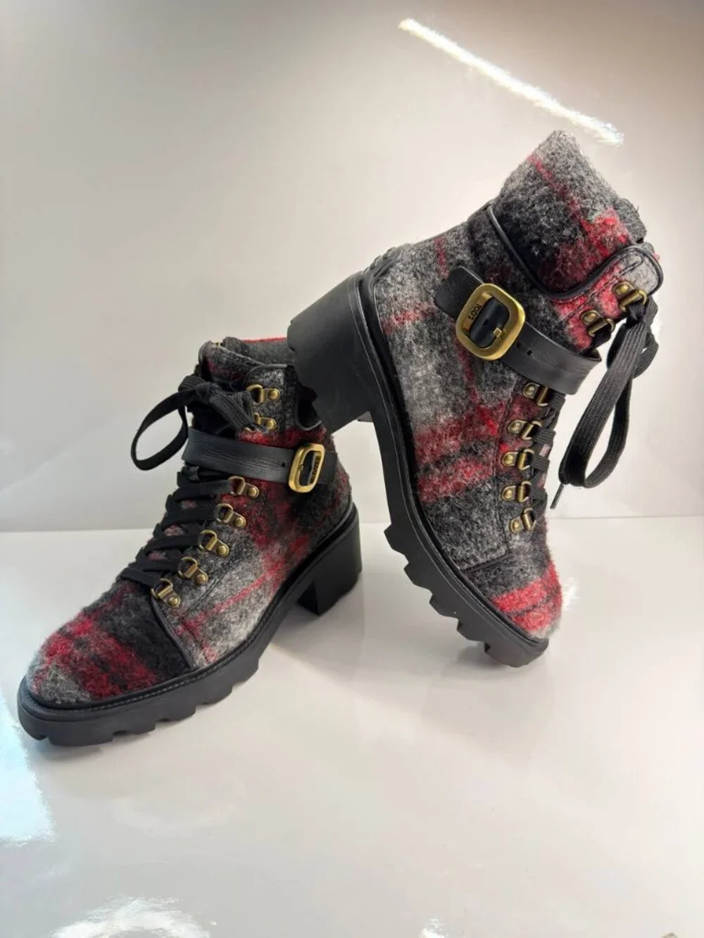 Tod’s Wool Hiking Boots – Women’s EU 38.5 / US 8 - Picture 1 of 16